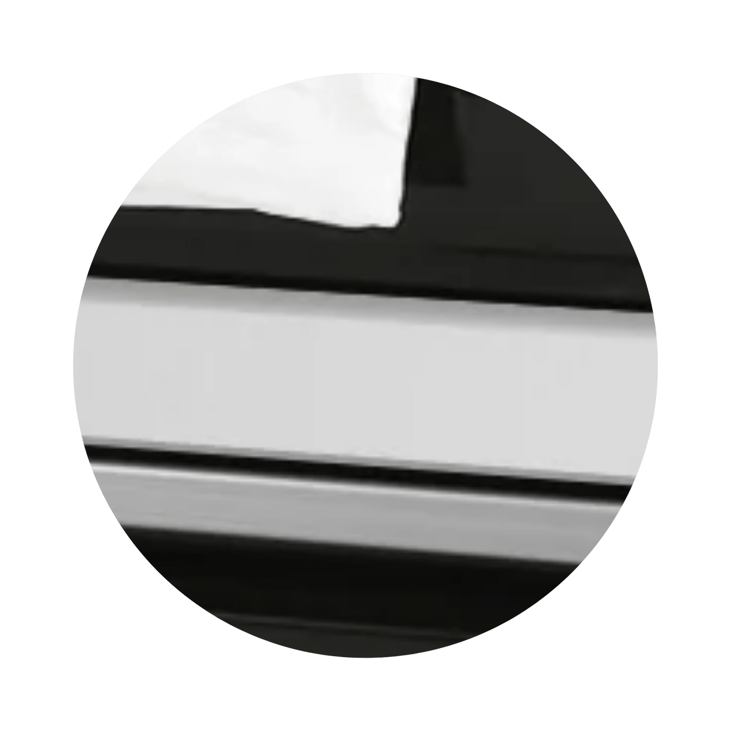 Reflections XL | Black Steel Oversize Casket with White Interior