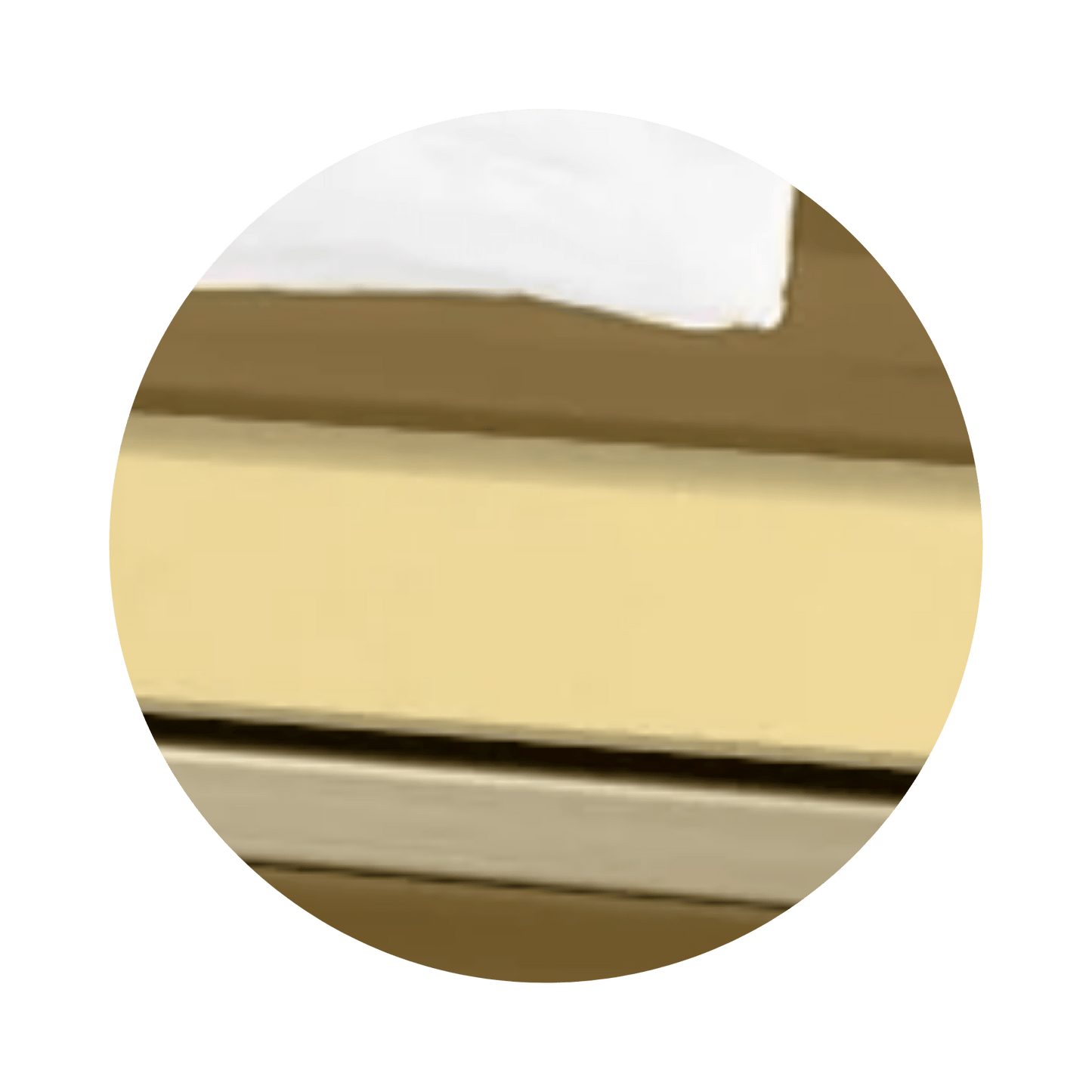 Reflections XL | Gold Steel Oversize Casket with White Interior