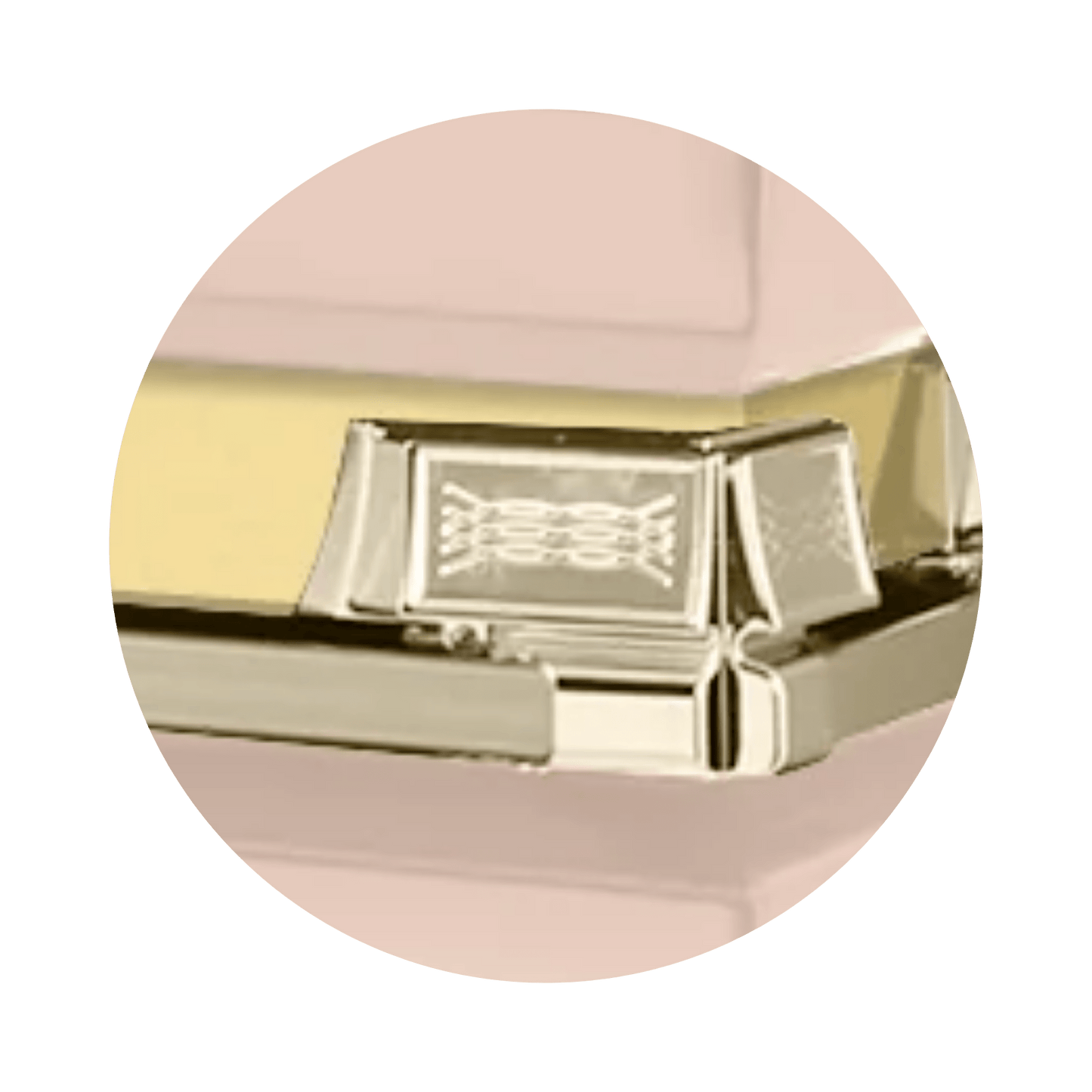 Reflections XL | Pink Steel Oversize Casket with White Interior