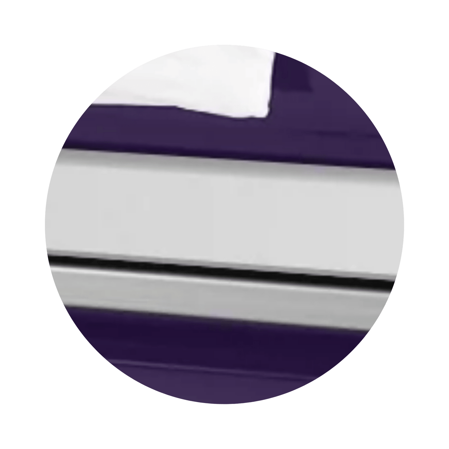 Reflections XL | Purple Steel Oversize Casket with White Interior
