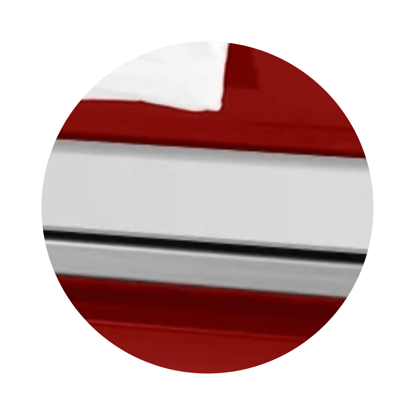 Reflections XL | Red Steel Oversize Casket with White Interior