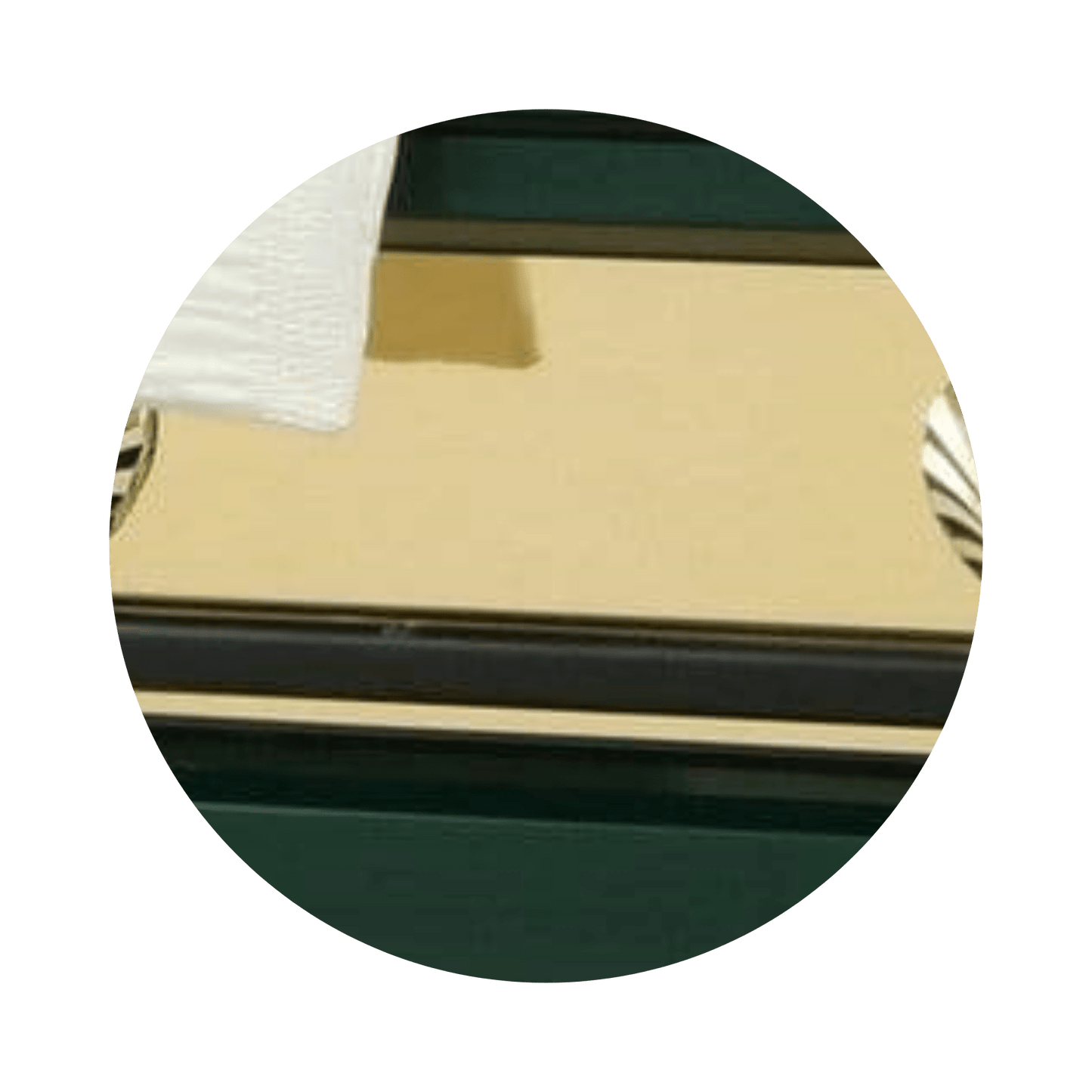 Reflections Series | Hunter Green Steel Casket with White Interior