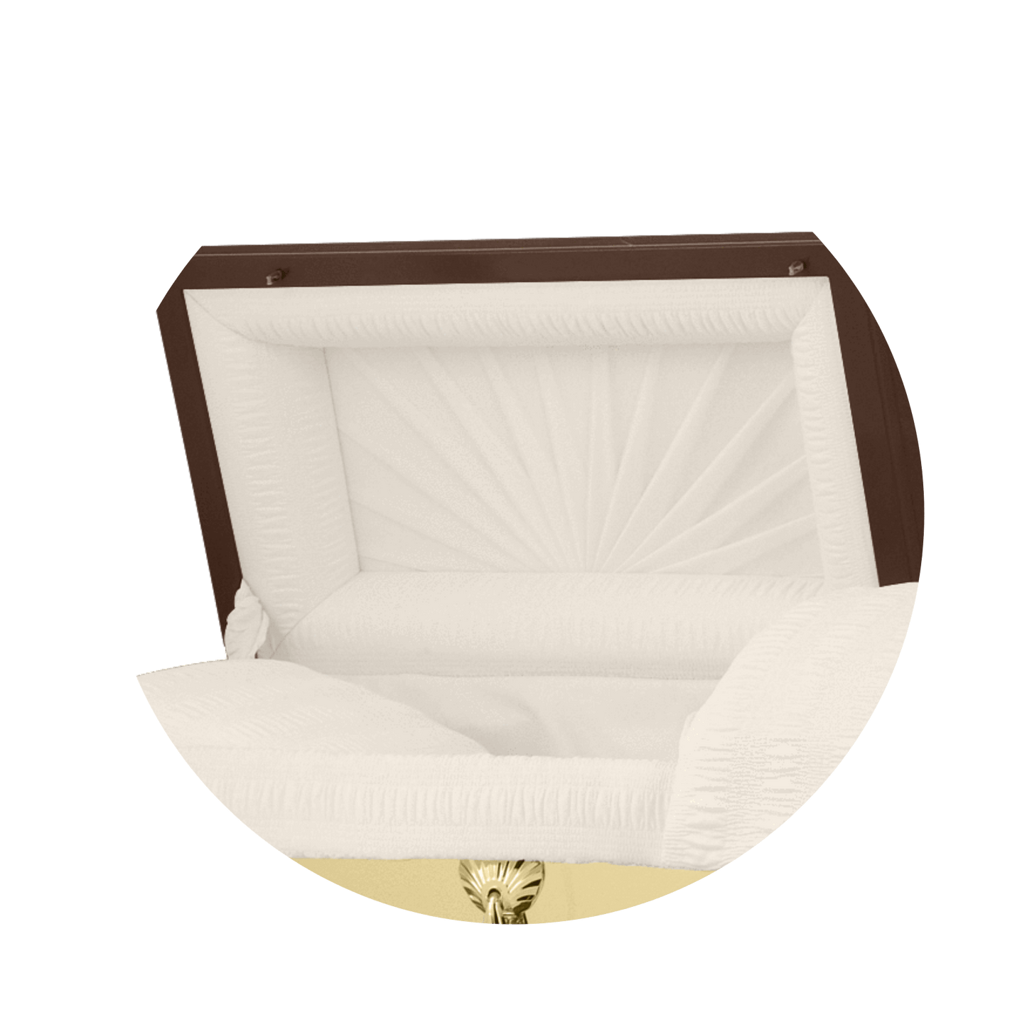 Reflections Series | Bronze Steel Casket with Rosetan Interior