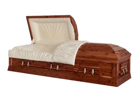 Jasper (Cedar) | Solid Cedar Wood Casket