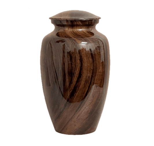 Hydro-Painted Urns - Brazilian Rosewood