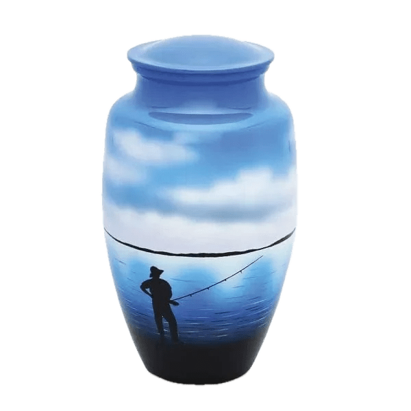 Hand Painted Urns - Fisherman
