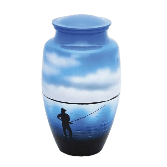 Hand Painted Urns - Fisherman