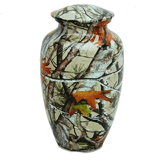 Hydro-Painted Urns - Camouflage