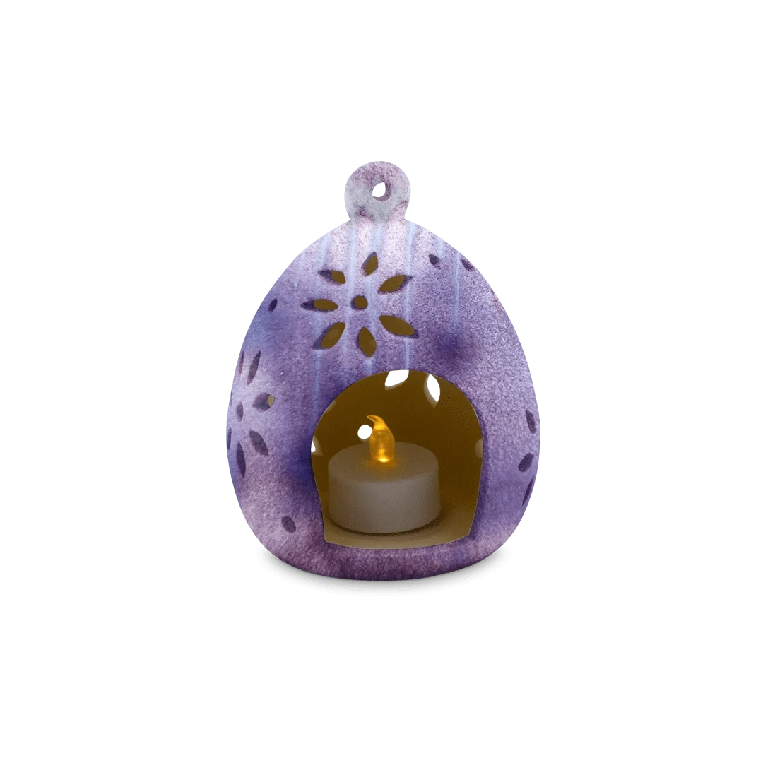 Floral Luminaria (Lavender) – Made with Solidified Cremains