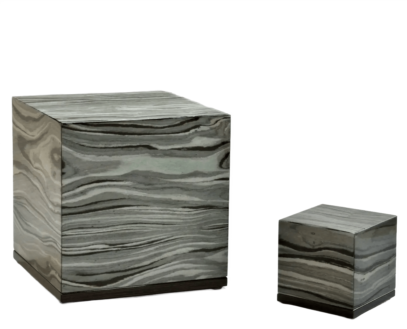 Wood Pet Urn - The Murray in Grey