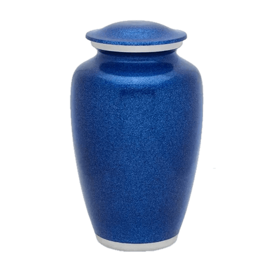 Solid Color Urn - Blue Pearl