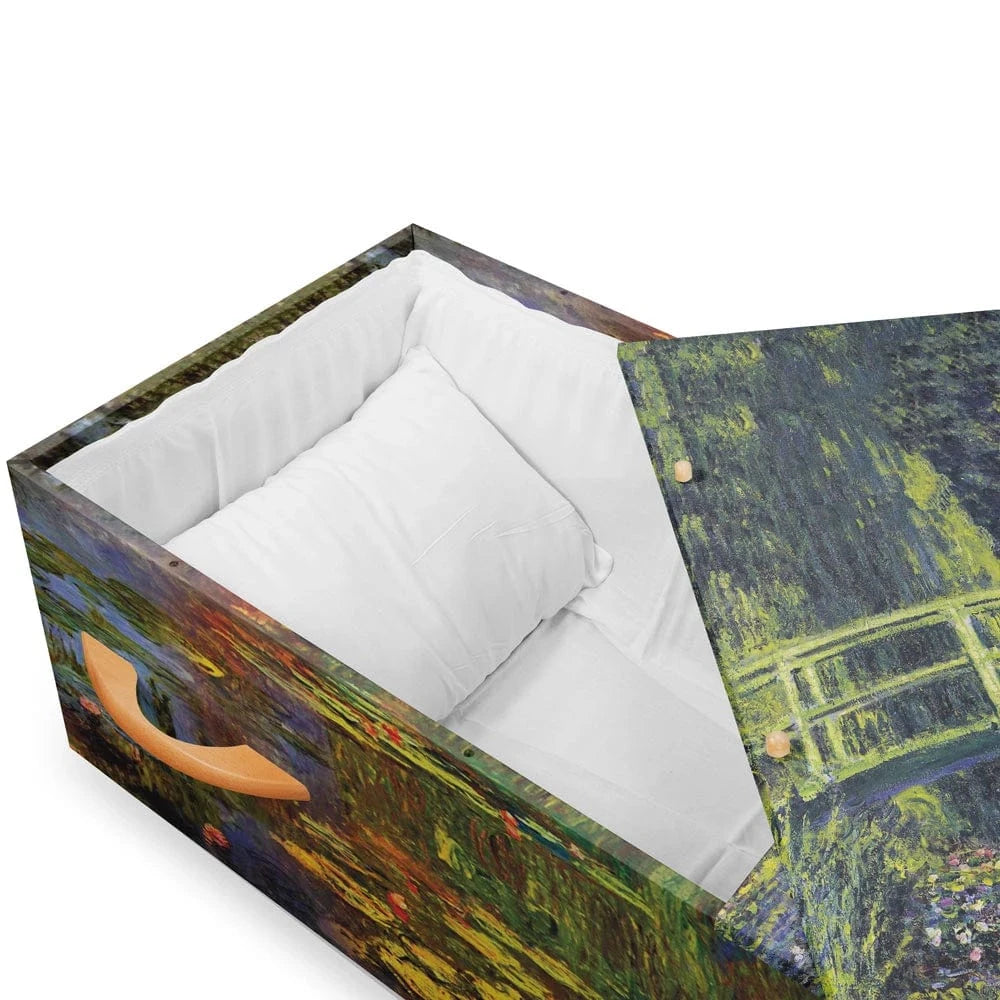 Water Lilies Cremation Container