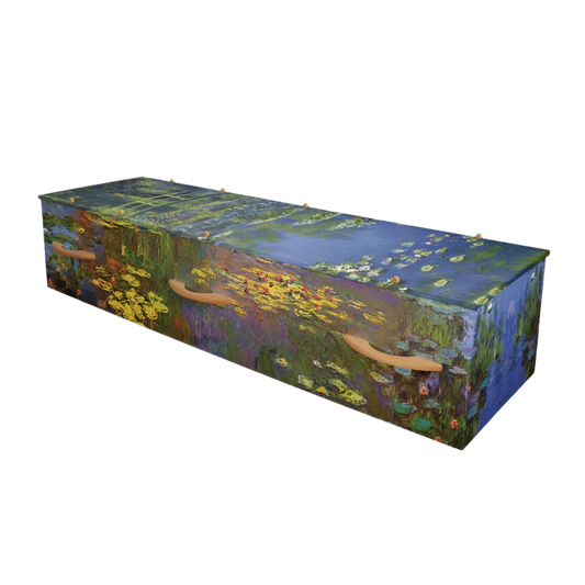Water Lilies Cremation Container