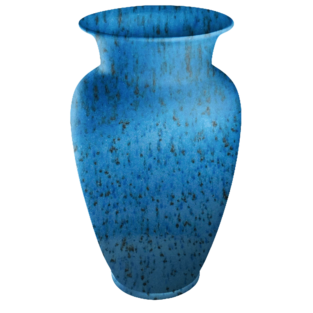 Gloria Vase (Agate Blue) – Made with Solidified Cremains