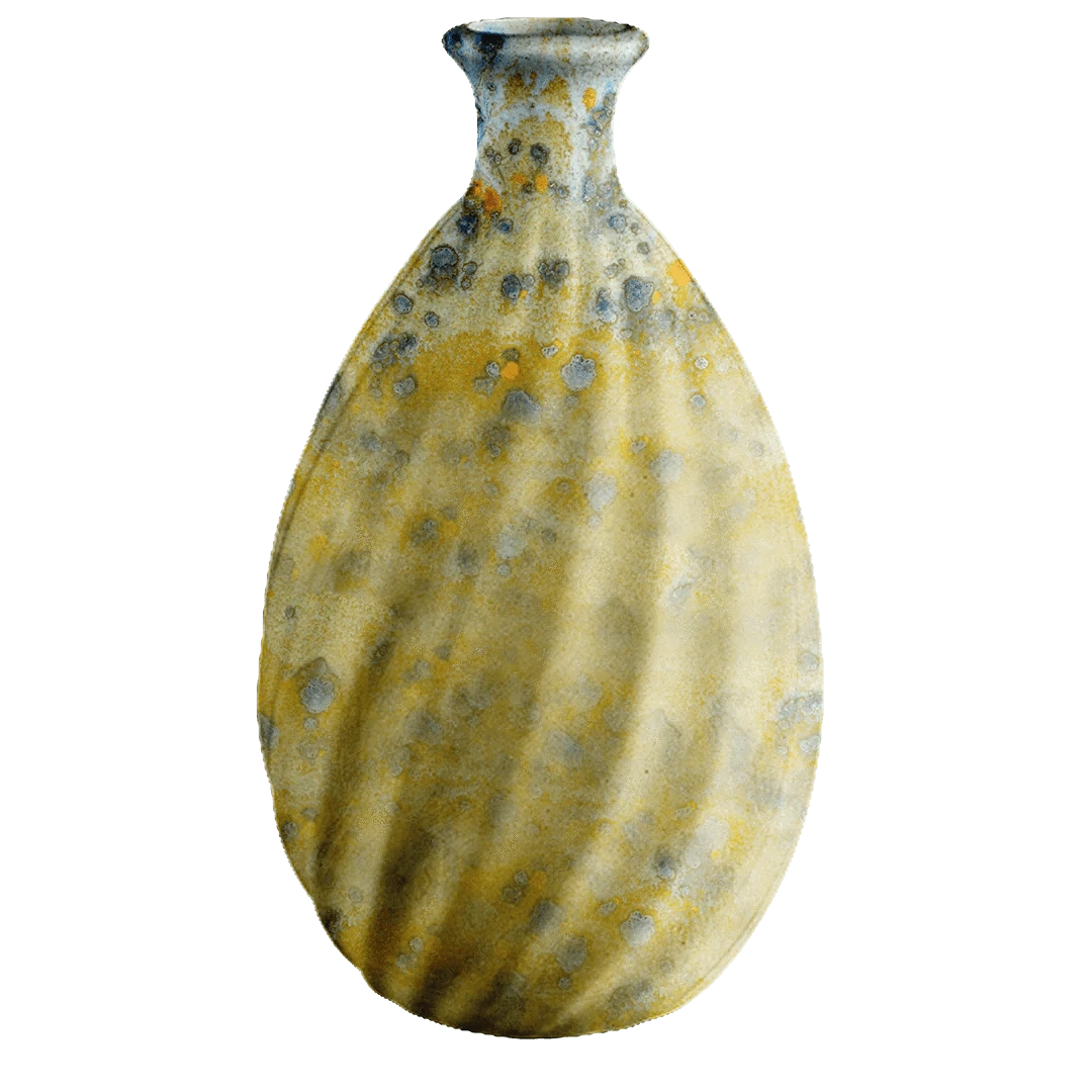 Twist Vase (Jasper Gold) – Made with Solidified Cremains