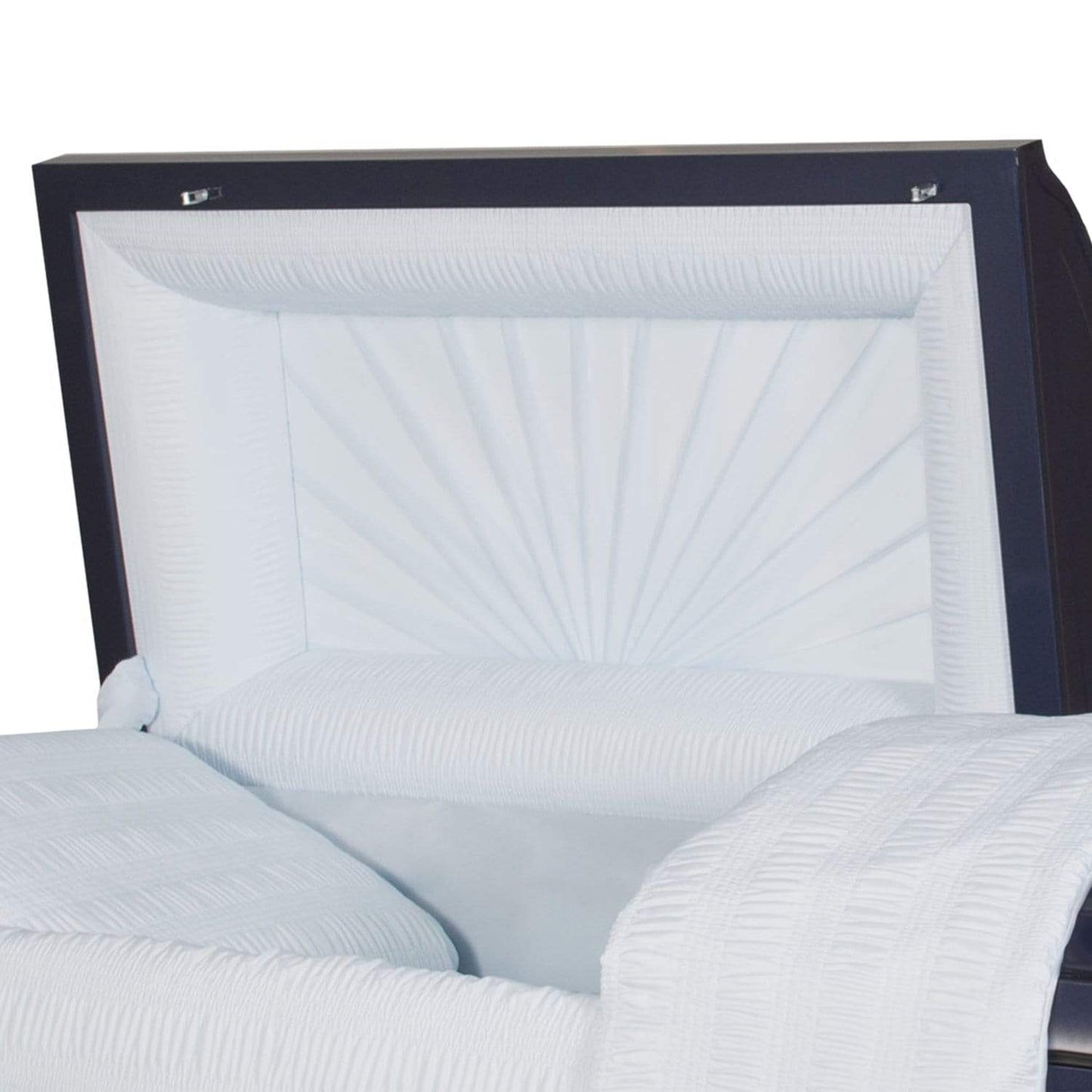 Orion Series | Dark Blue Casket with Light Blue Interior - Titan Casket