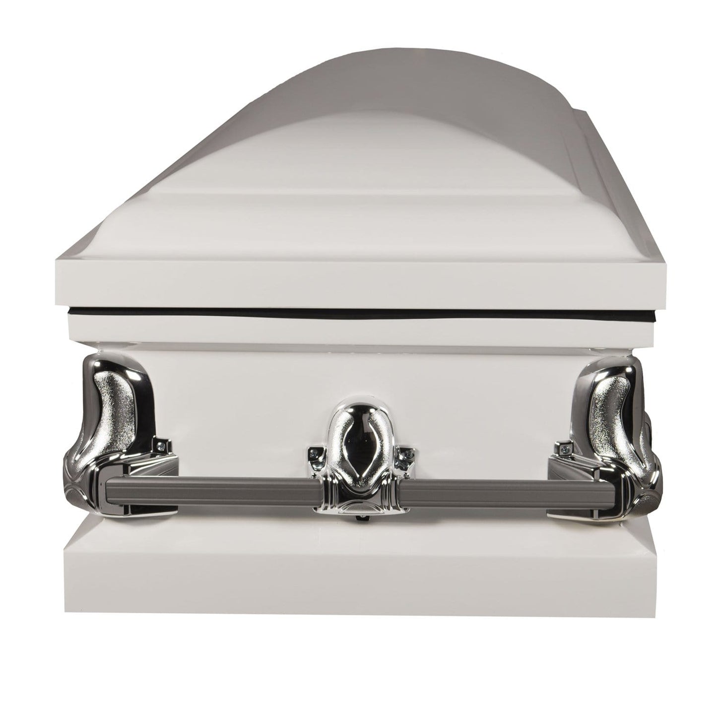 Orion Series | White Steel Casket with White Interior - Titan Casket