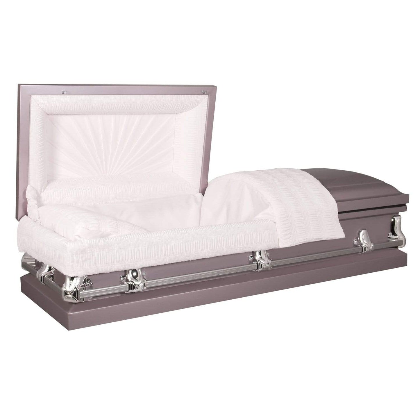 Orion Series | Orchid Steel Casket with Pink Interior - Titan Casket