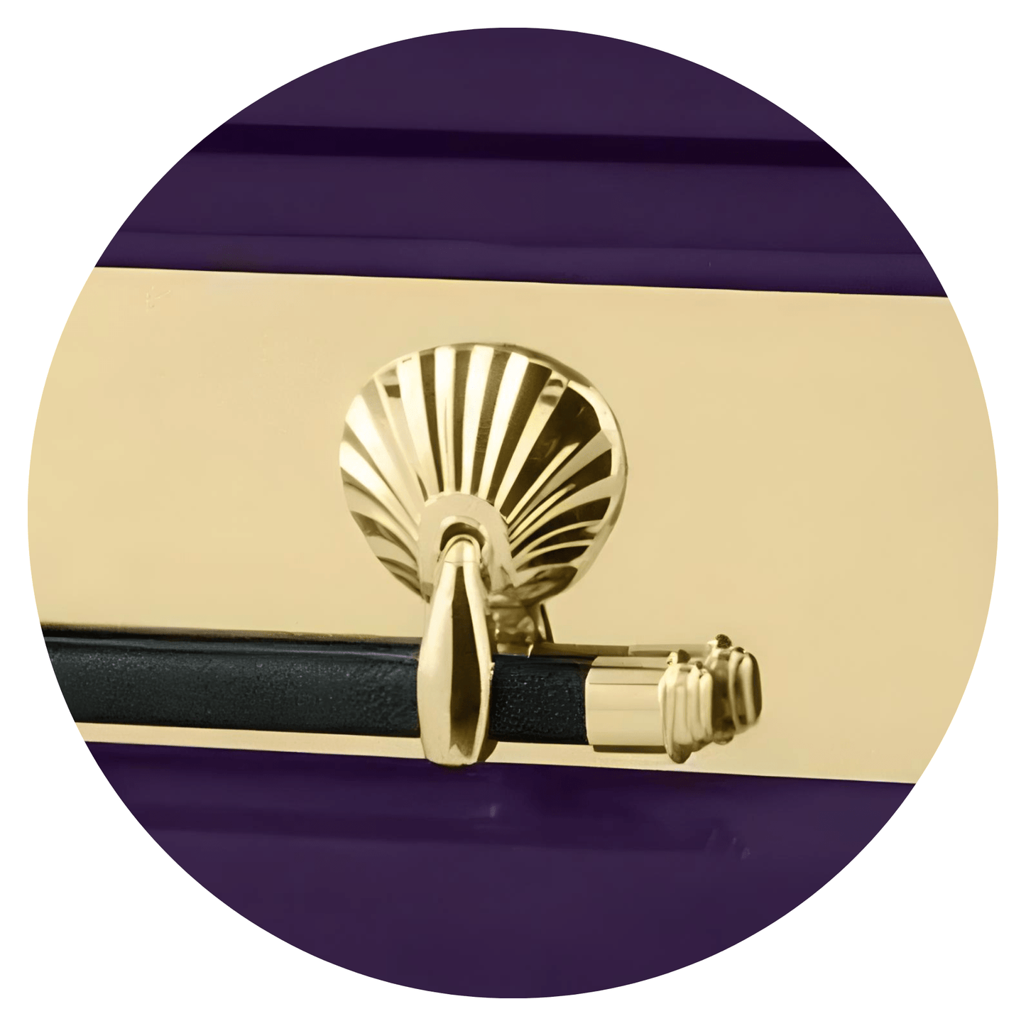 Detailed Sculpted Hardware Of Titan Reflection Series Casket