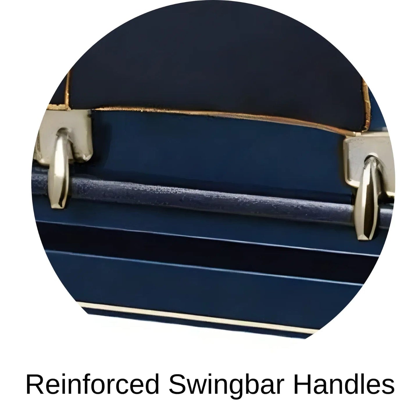 Reinforced Swingbar handles of Titan Casket Veteran Select Casket Coast Guard