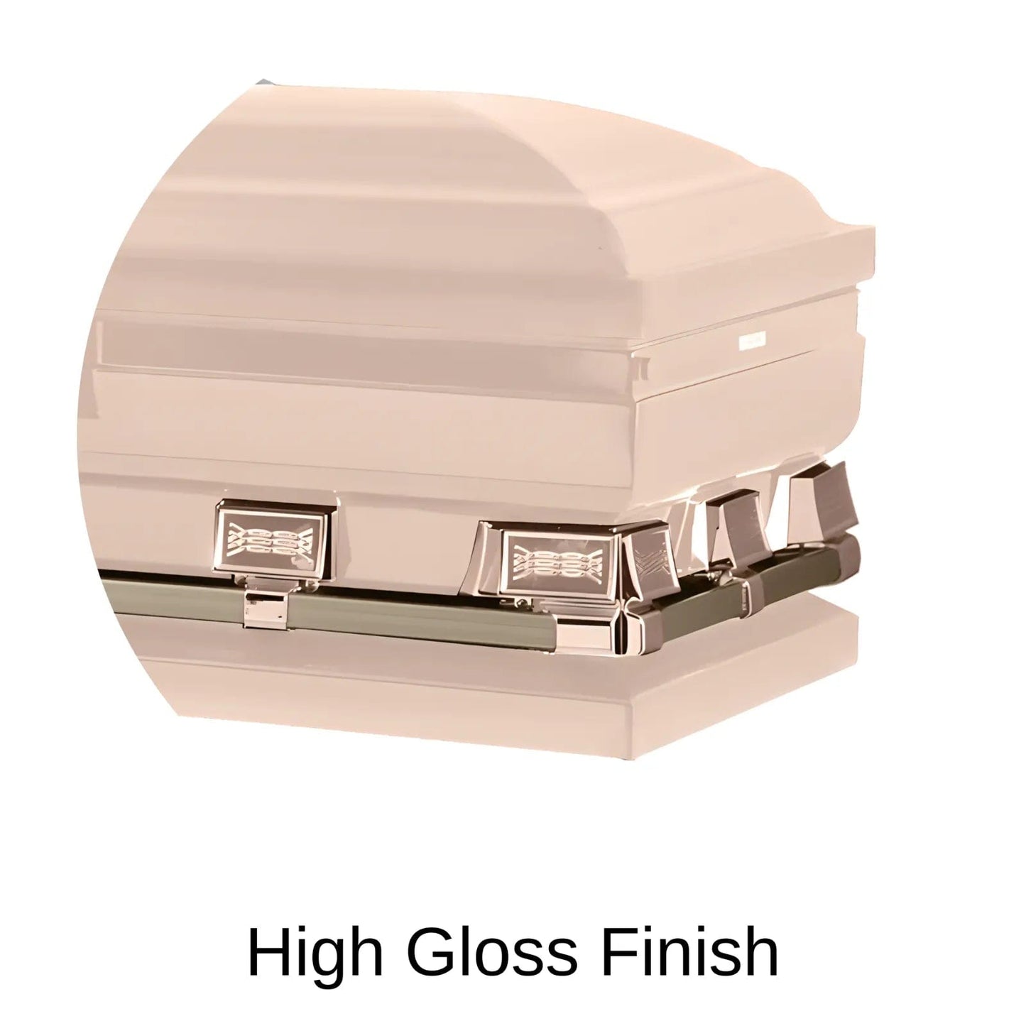 High Gloss Finish Of Titan Atlas XL Series Casket
