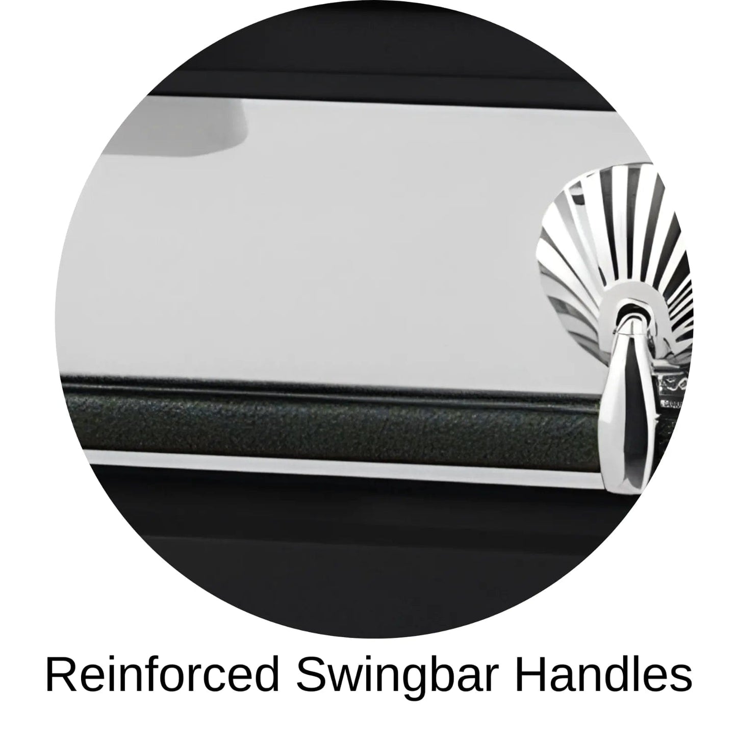 Reinforced Stationary Handles Of Titan Reflection Series Casket