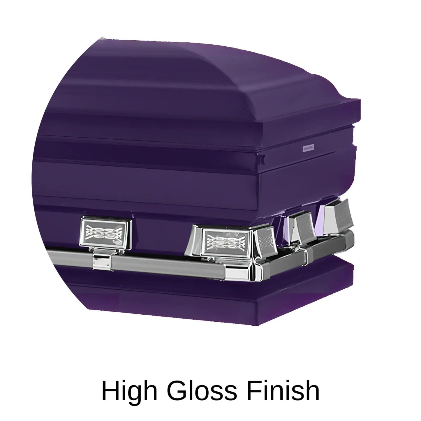 High Gloss Finish Of Titan Atlas XL Series Casket