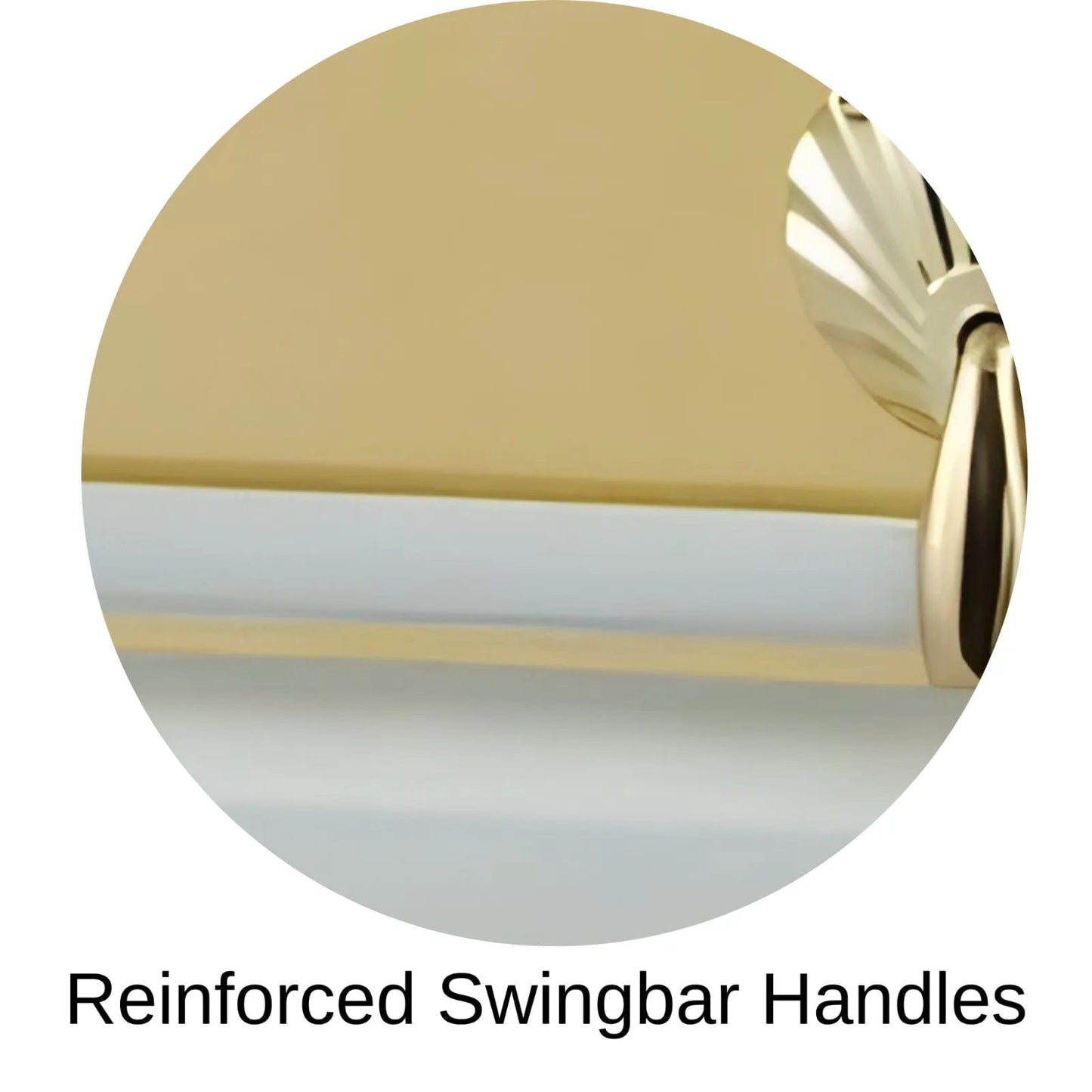 Reinforced Stationary Handles Of Titan Reflection Series Casket