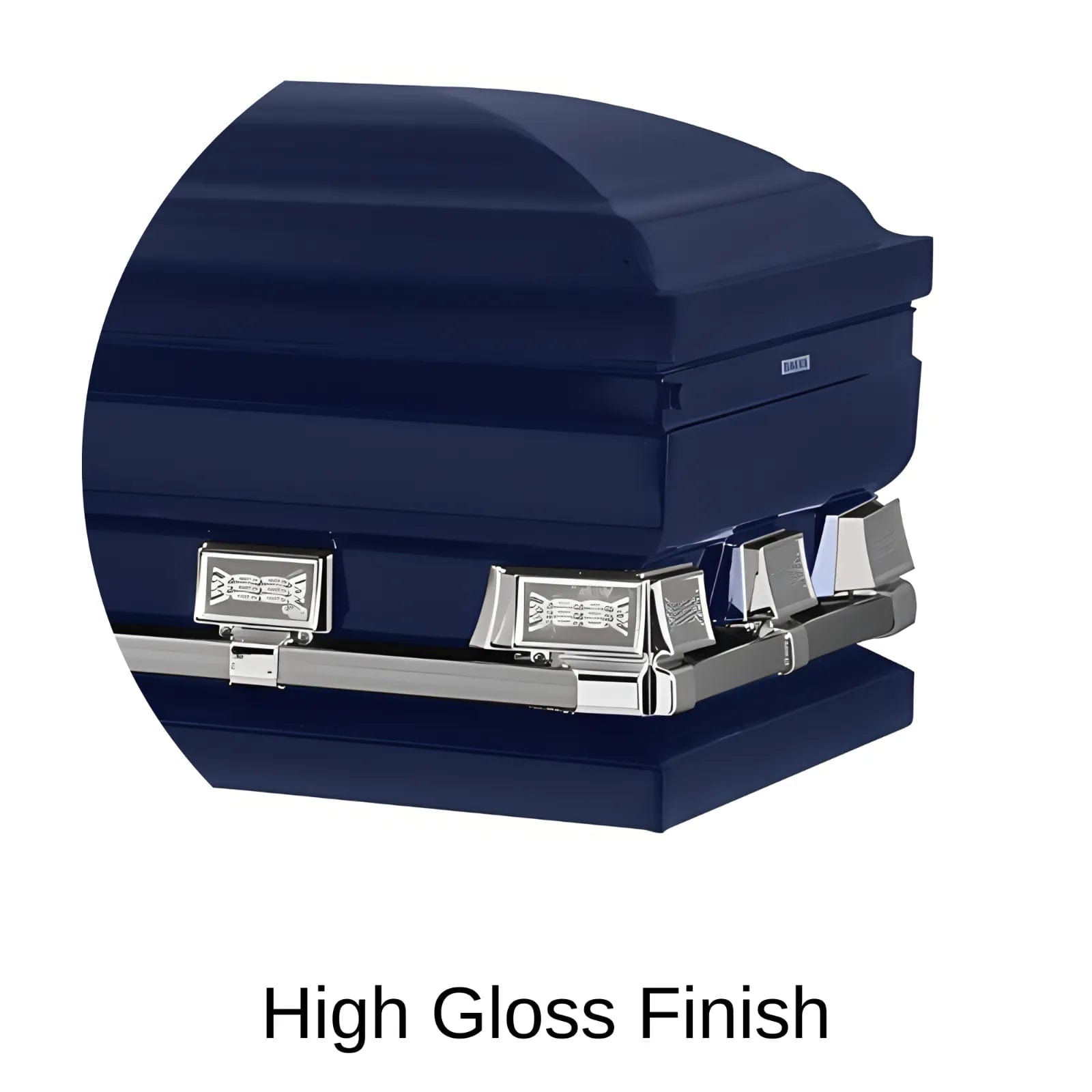 High Gloss Finish Of Titan Atlas XL Series Casket 