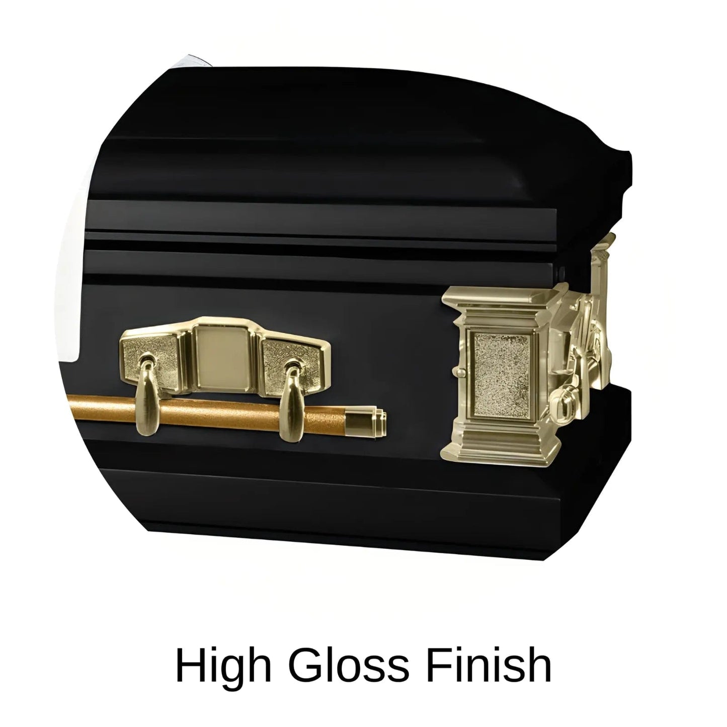 High Gloss Finish of Titan Casket Satin Series Casket