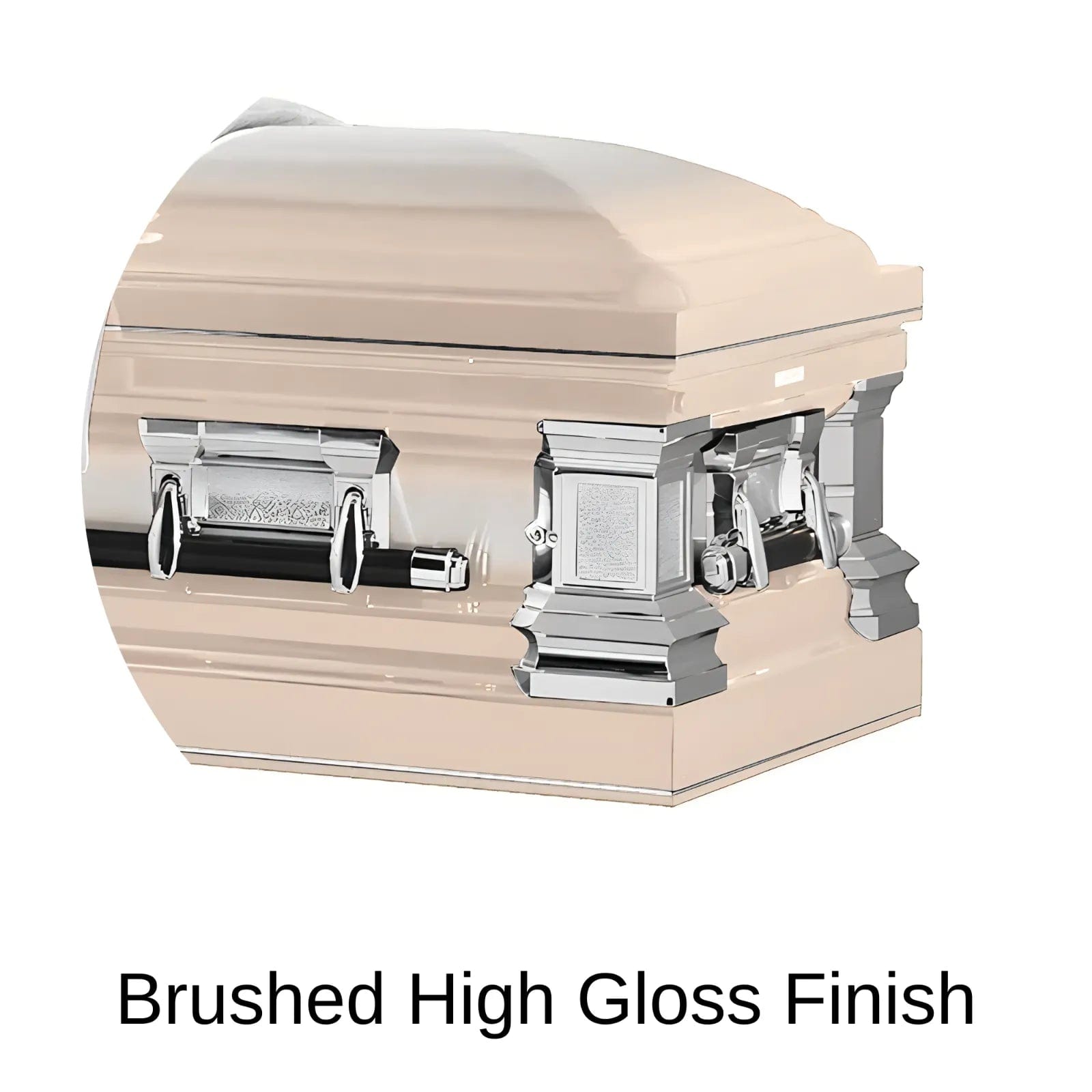 Brushed High Gloss Finish of Titan Casket Era Series Casket