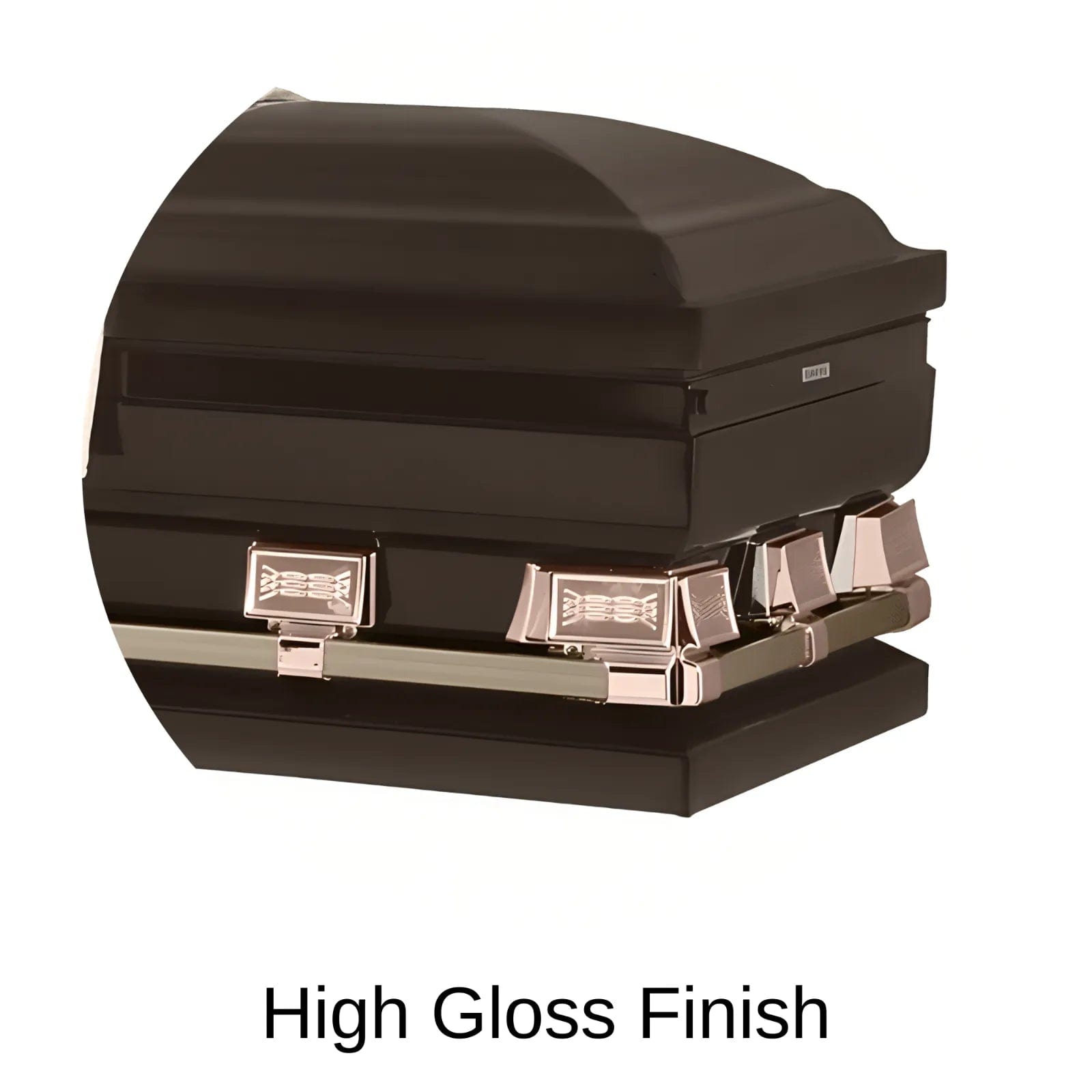High Gloss Finish Of Titan Atlas XL Series Casket