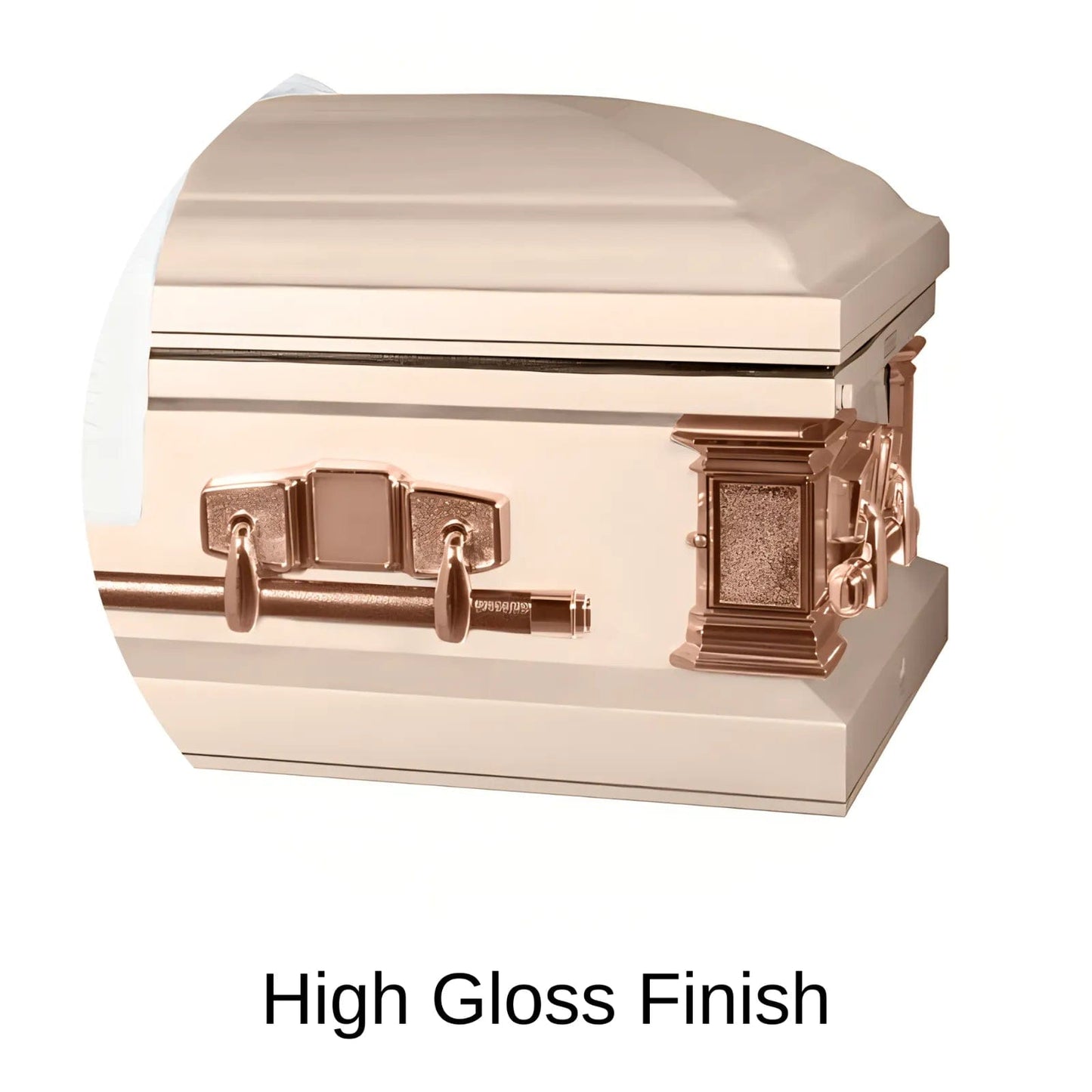 High Gloss Finish of Titan Casket Satin Series Casket