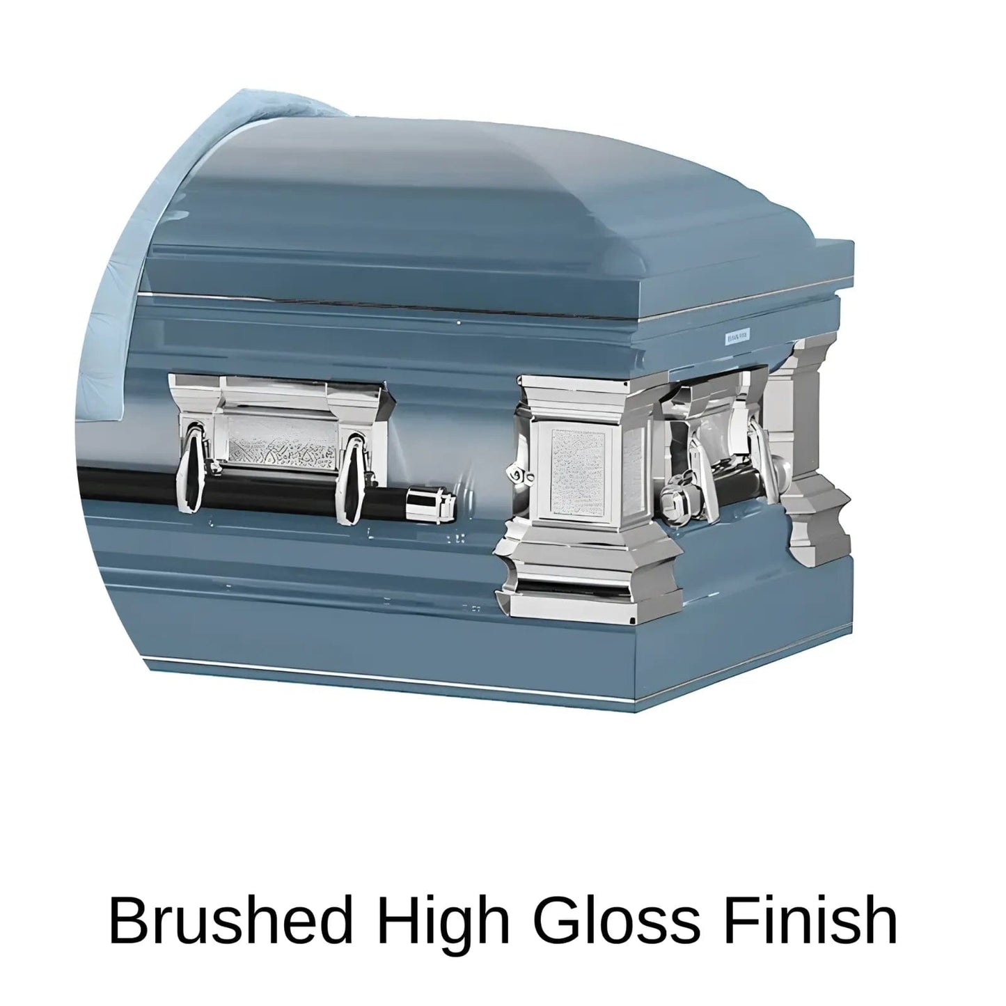 Brushed High Gloss Finish of Titan Casket Era Series Casket