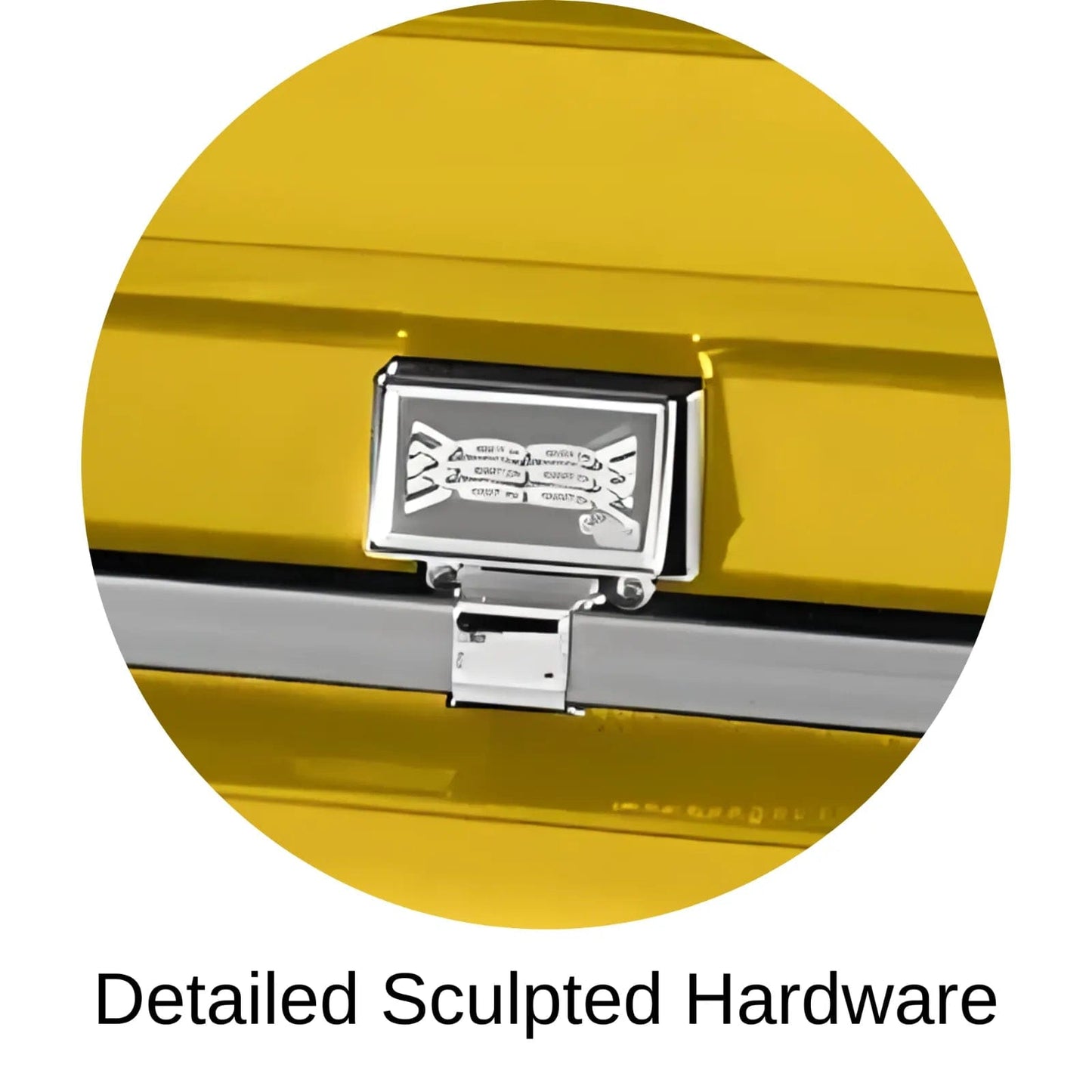 Atlas XL | Yellow Steel Oversize Casket with White Interior