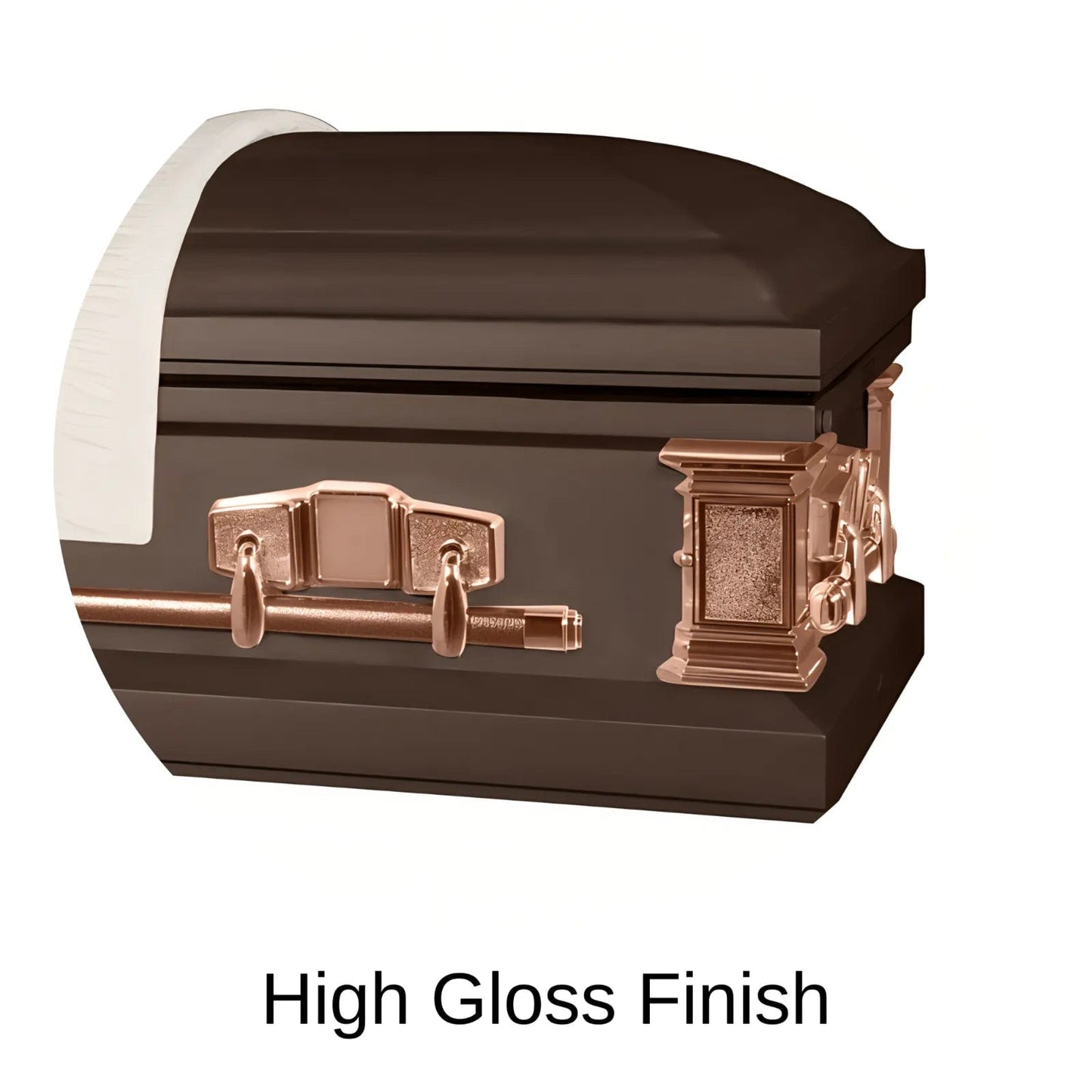 High Gloss Finish of Titan Casket Satin Series Casket