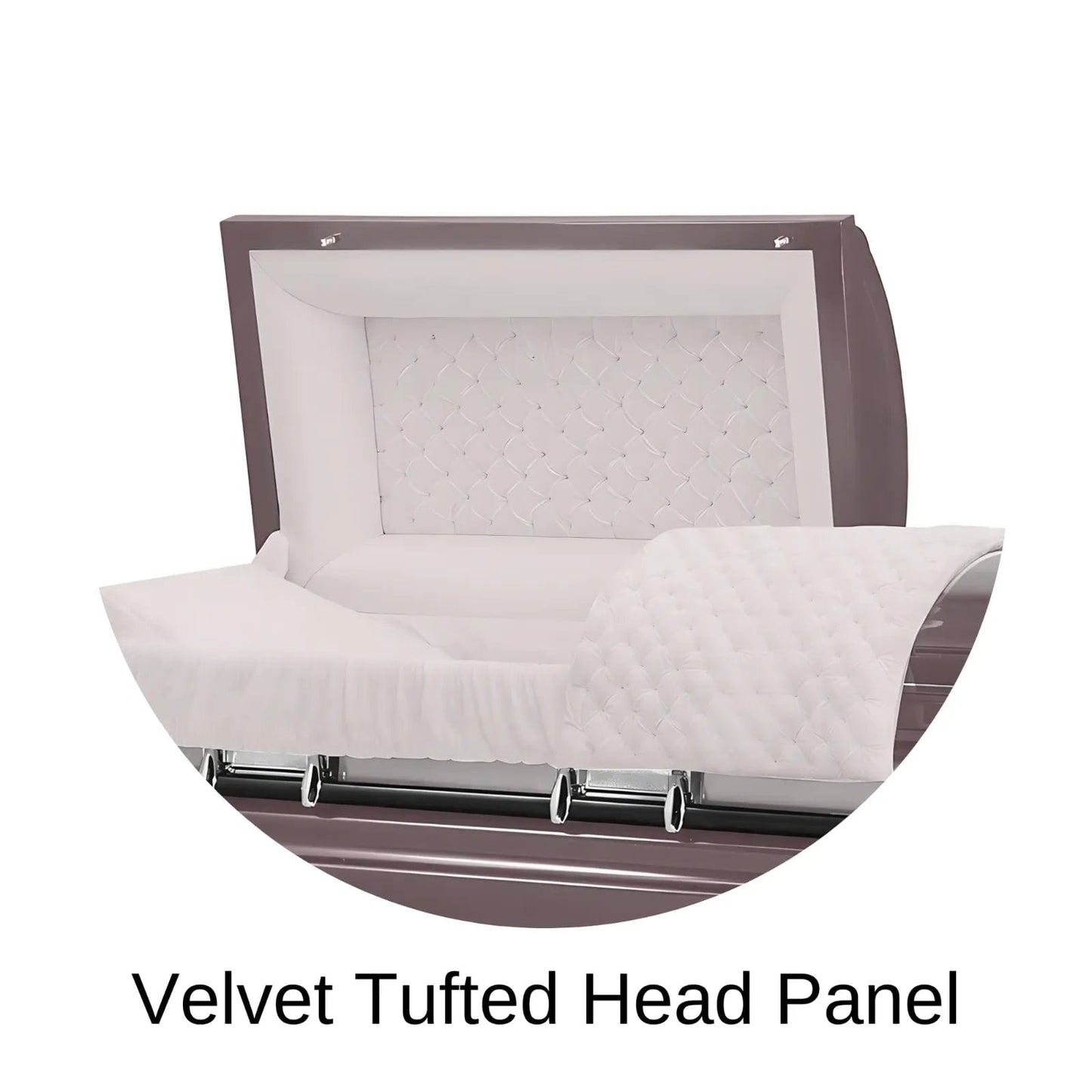 Era Stainless Series | Orchid Stainless Steel Casket with Pink Interior