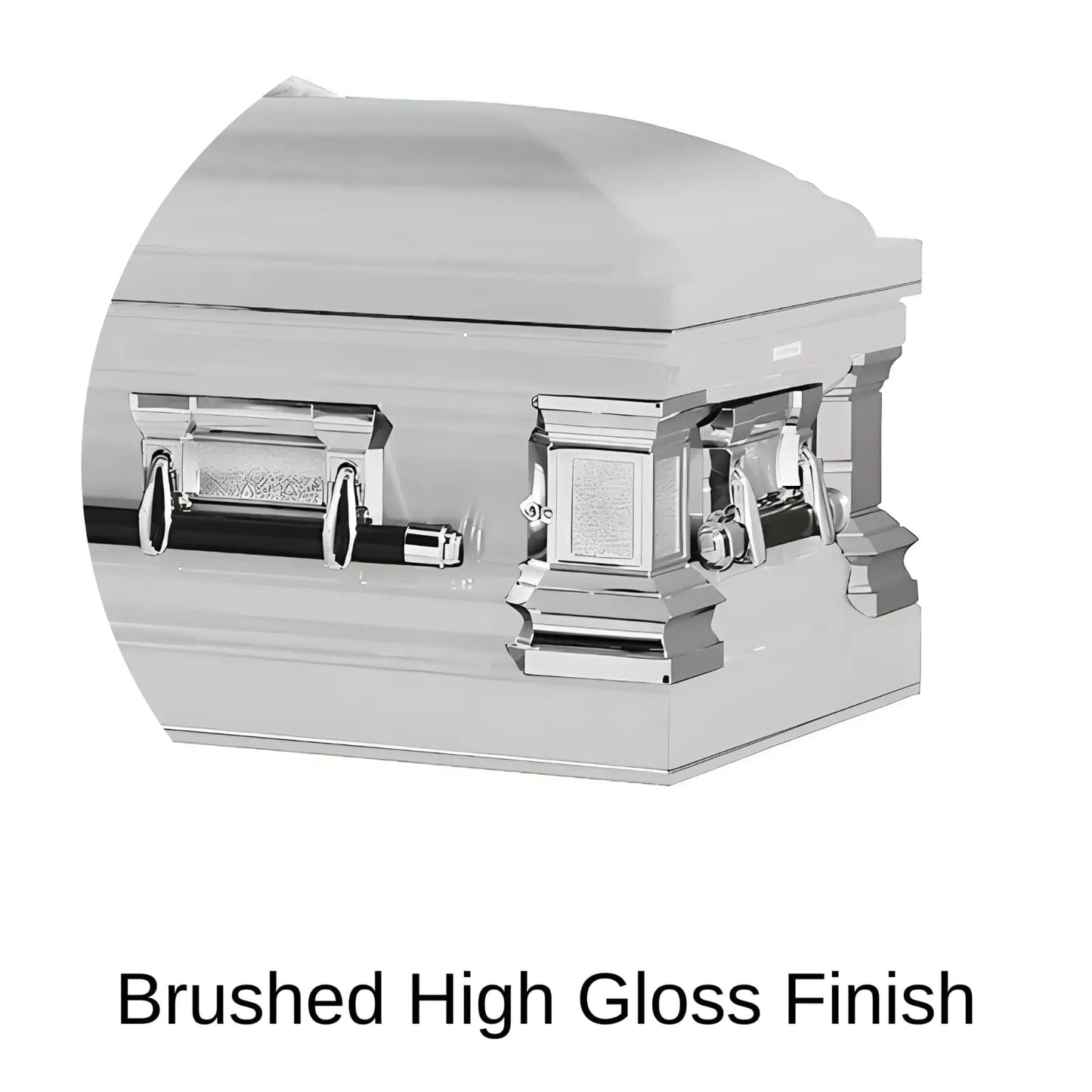 Brushed High Gloss Finish Of Titan Era Series Casket