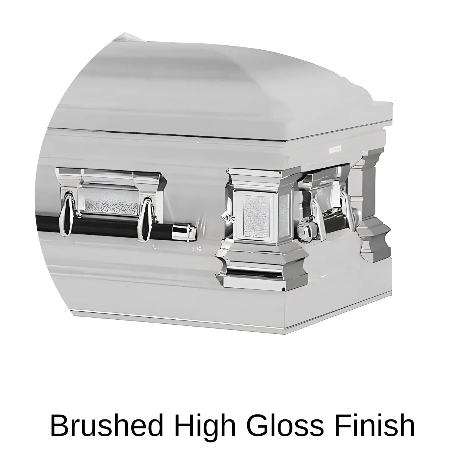 Brushed High Gloss Finish Of Titan Era Series Casket