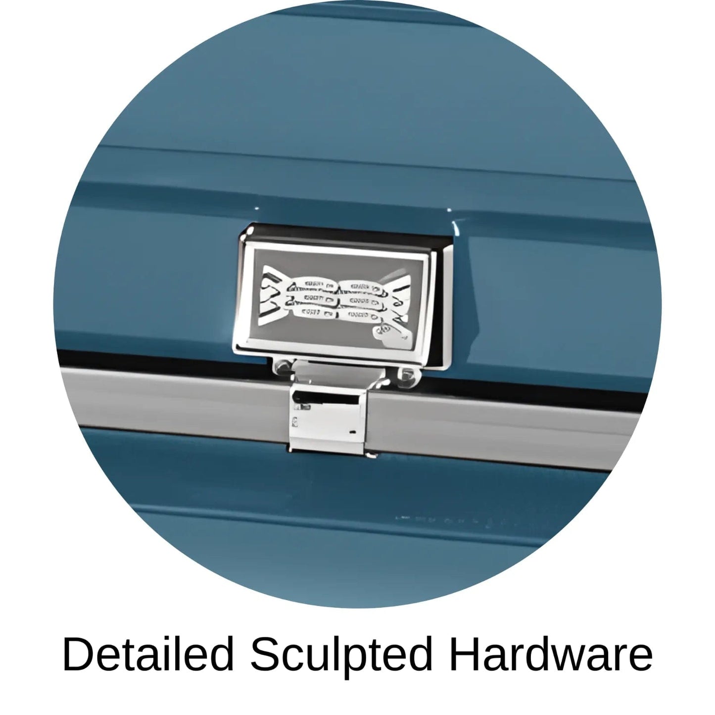 Detailed Sculpted Hardware Of Titan Atlas XL Series Casket