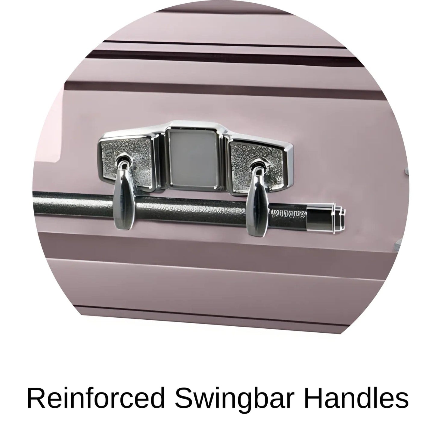 Reinforced Stationary Handles Of Titan Atlas XL Series Casket