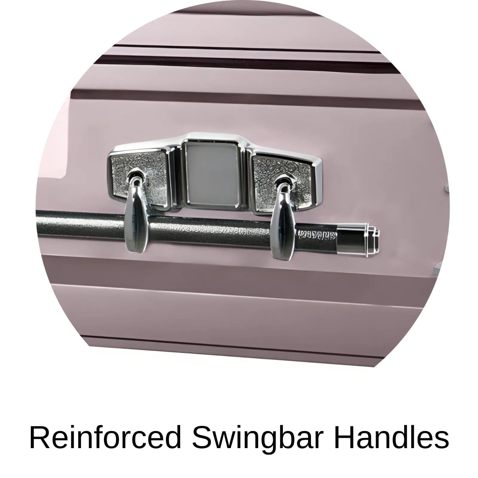 Reinforced Stationary Handles Of Titan Atlas XL Series Casket