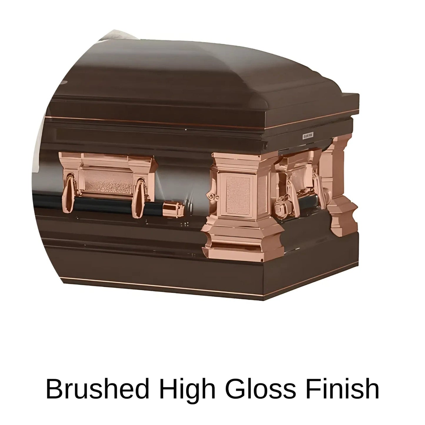 Brushed High Gloss Finish of Titan Casket Era Series Casket