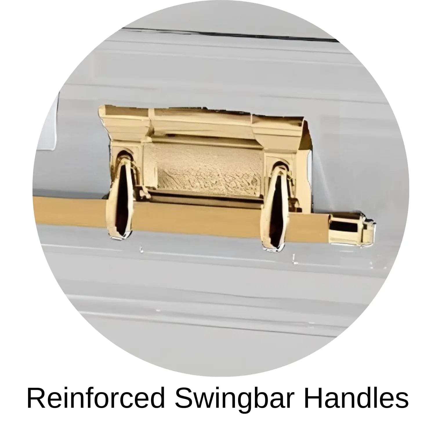 Reinforced Swingbar handles of Titan Casket Era Series Casket