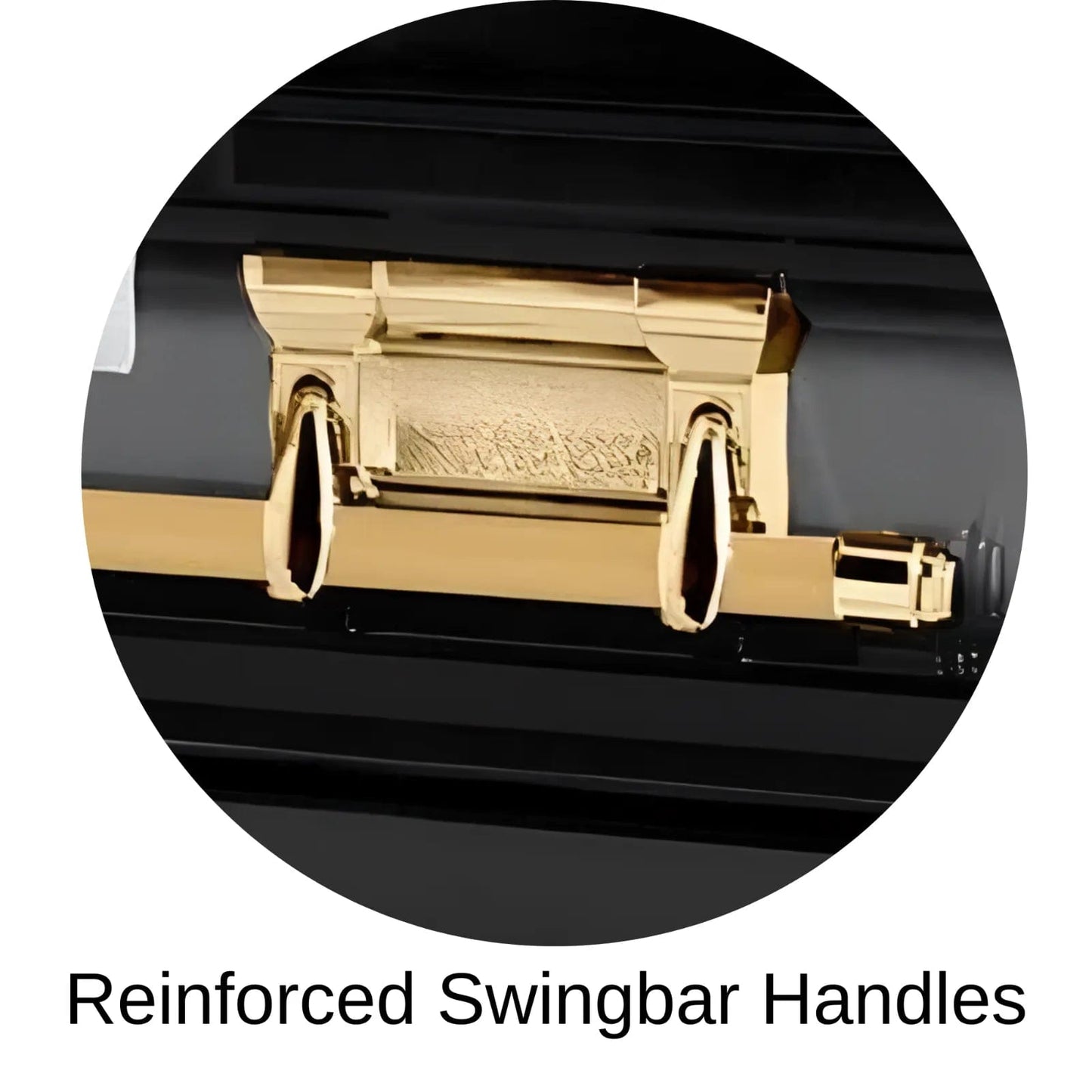 Reinforced Swingbar handles of Titan Casket Era Series Casket