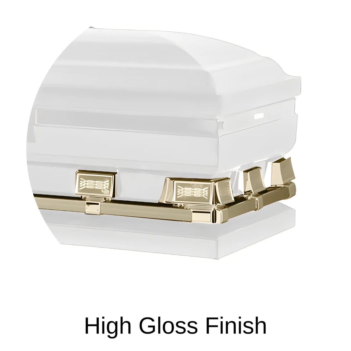 High Gloss Finish Of Titan Atlas XL Series Casket 