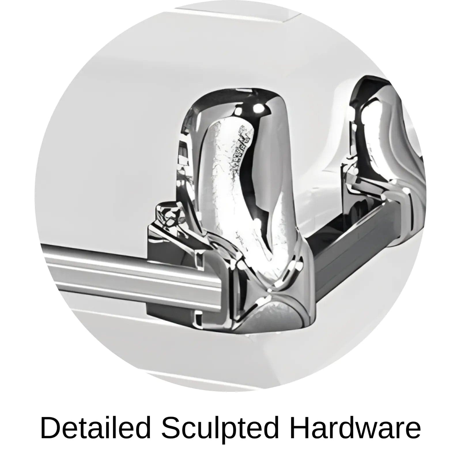 Detailed Sculpted Hardware Of Titan Orion Series Casket