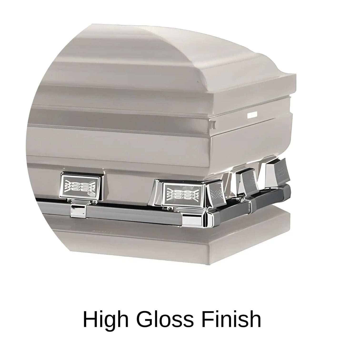 High Gloss Finish Of Titan Atlas XL Series Casket