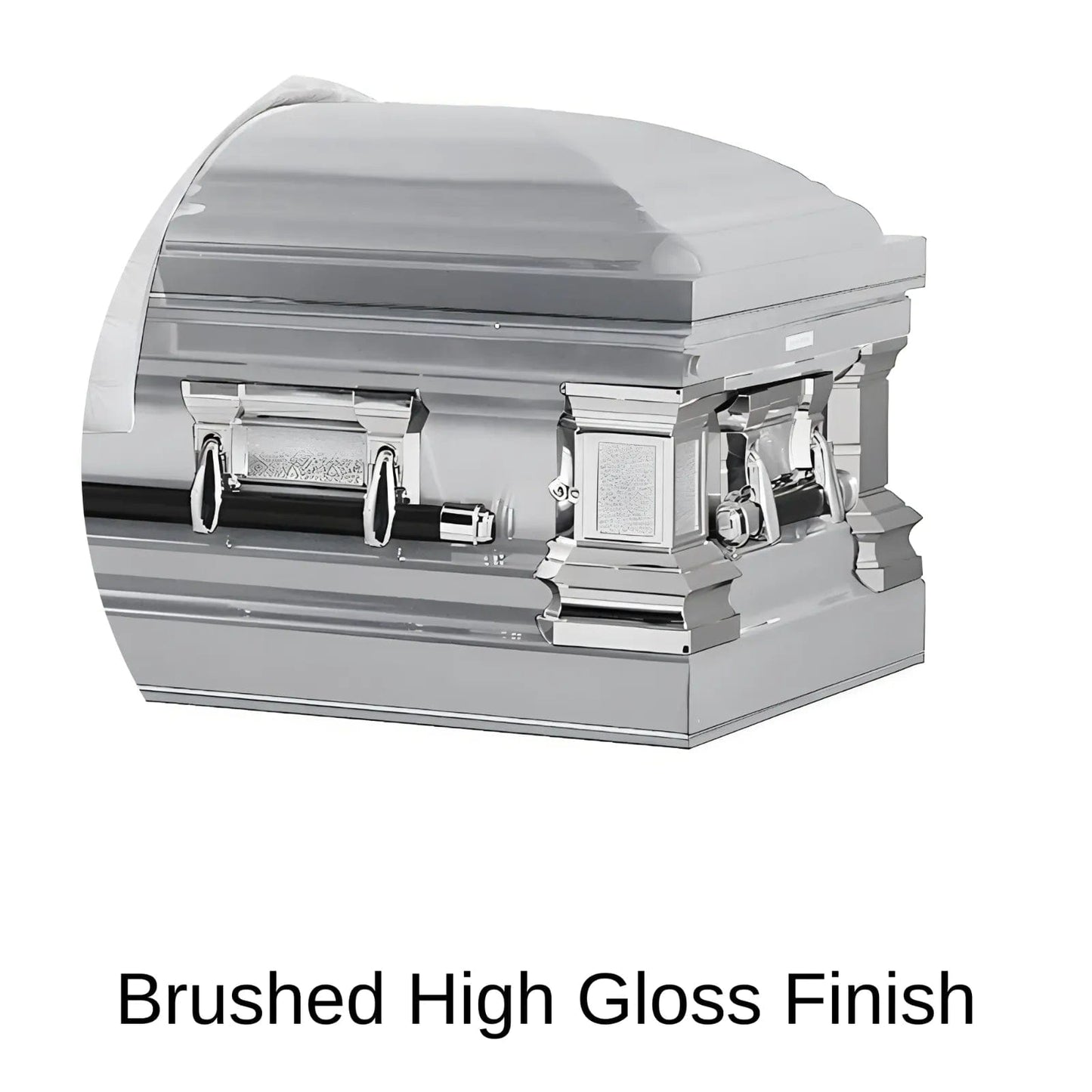 Brushed High Gloss Finish Of Titan Era Series Casket