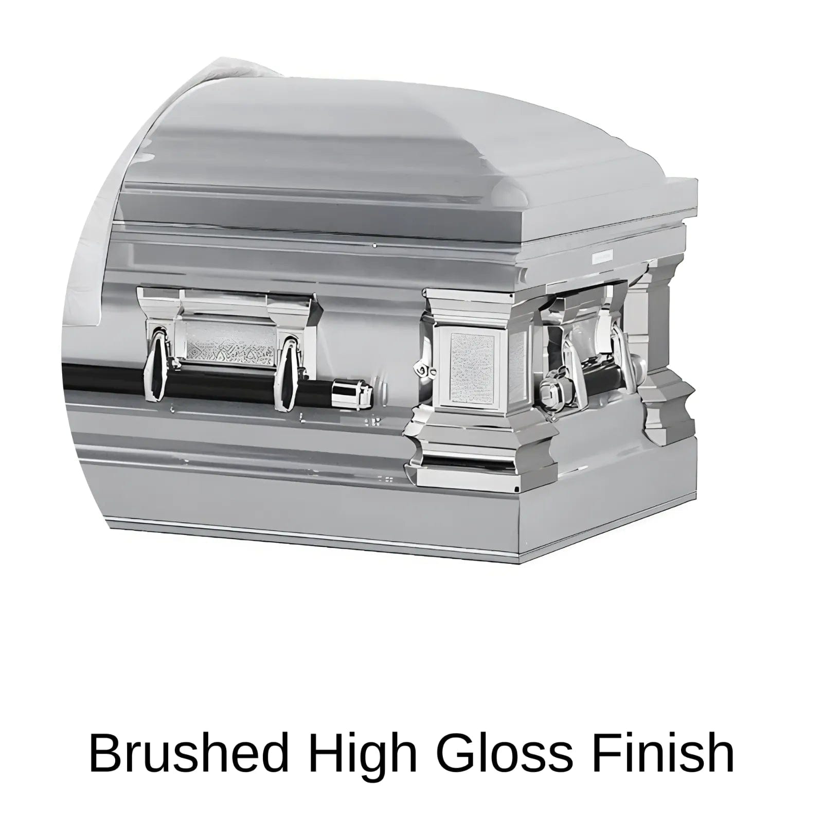 Brushed High Gloss Finish Of Titan Era Series Casket